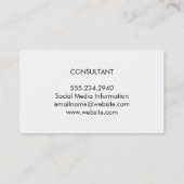 ツートーン/ブラシ 名刺 (裏面)