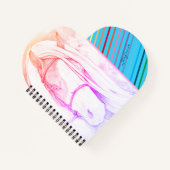 ツートーン（虹） ノートブック (正面)