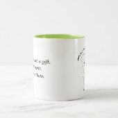 ツートーンBearママのコーヒー・マグ ツートーンマグカップ (中央)