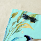 ツードルフィントロピカルウォーター海 ビーチタオル (インサイチュ)