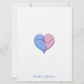 ツードヴワンハート2結婚式招待状 招待状 (裏面)