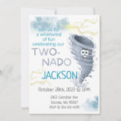 ツーナドの誕生日パーティー招待状です 招待状 (正面)