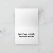 ツーハムスターズニューイヤーホリデーカード シーズンカード (内部)