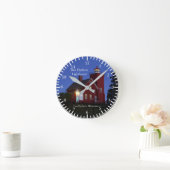 ツーハーバーライトハウスクロック ラウンド壁時計 (ホーム)