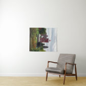 ツーハーバーライトハウス&ボートタペストリー タペストリー (インサイチュ(横))