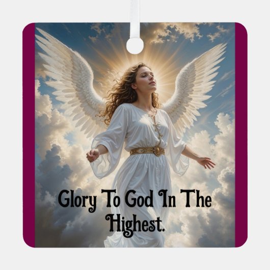 ツービューティフルエンジェルオーナメント メタルオーナメント (正面)