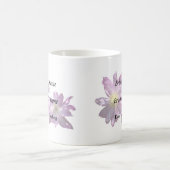 ツーピンククレマチス コーヒーマグカップ (中央)