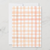 ツーピーシー招待状 |ピーチ誕生日招待状 招待状 (裏面)