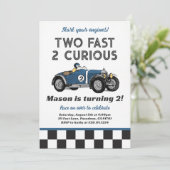 ツーファストツーキュリアス パーティー レース カーパーティー ご招待 招待状 (スタンド正面)