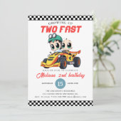 ツーファストレースカーボーイ2歳誕生日パーティー 招待状 (スタンド正面)