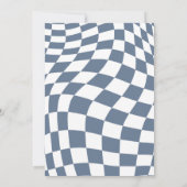 ツーファスト ブルー ダートバイク ボーイ 2歳 誕生日パーティー 招待状 (裏面)