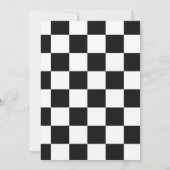 ツーファスト レースカーボーイ 2歳の誕生日パーティー 招待状 (裏面)