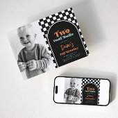 ツーフォトスクールケートボード招待状 招待状