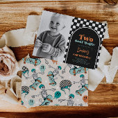 ツーフォトスクールケートボード招待状 招待状