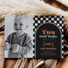 ツーフォトスクールケートボード招待状 招待状