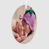 ツーフォトファミリーホリデーオーナメント オーナメント (正面)