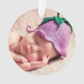 ツーフォトファミリーホリデーオーナメント オーナメント (正面)