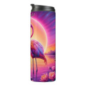 ツーフラミンゴハートサンセットレイク タンブラー (回転右)