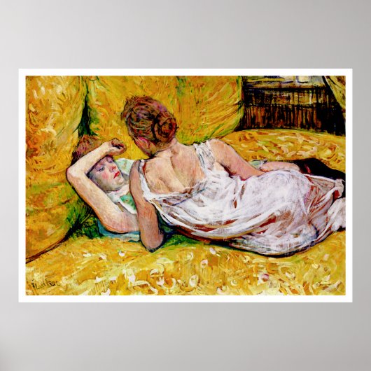 ツーフレンズバイアンリデトゥールーズ – ロートレック ポスター (正面)