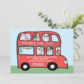 ツーフロアバス合同誕生日パーティー 招待状 (スタンド正面)