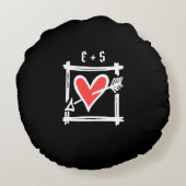 ツーブリデスバイクもしくは自転車に乗る人結婚バイク ラウンドクッション (裏面)