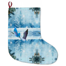 ツーブルークリスマスゲーゼストッキング