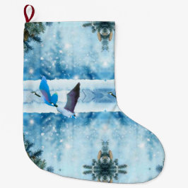 ツーブルークリスマスゲーゼストッキング ラージクリスマスストッキング