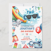 ツープクールール誕生日パーティー 招待状 (正面)