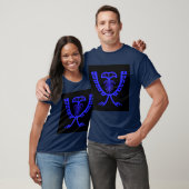 ツーヘッドブルーイーグル Tシャツ (ユニセックス)
