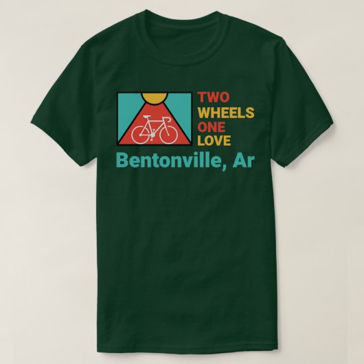 ツーホイールワンラブTシャツ Tシャツ (デザイン正面)