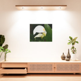 ツーホワイトカラリリーフローラ メタルプリント