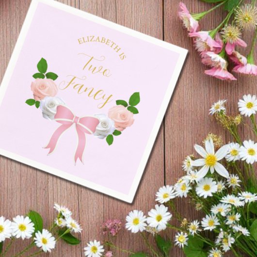 ツーボーファンシーフローラ誕生日 スタンダードカクテルナプキン