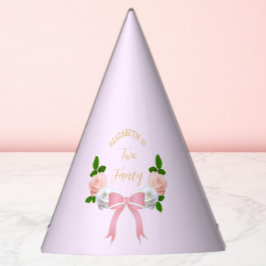 ツーボーファンシーフローラ誕生日 パーティーハット