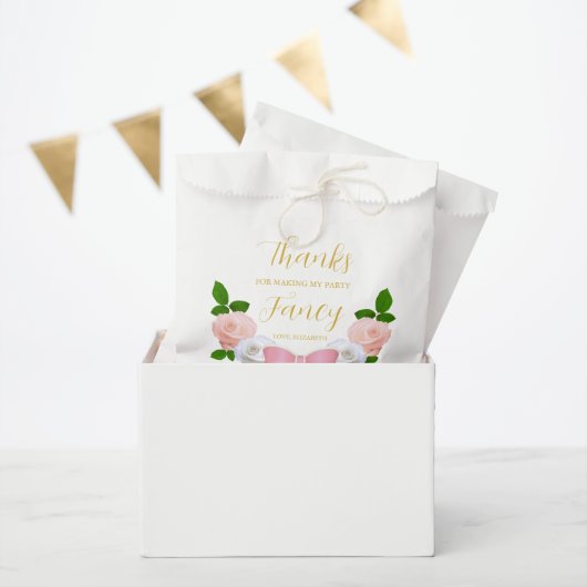ツーボーファンシーフローラ誕生日 フェイバーバッグ (パーティー)