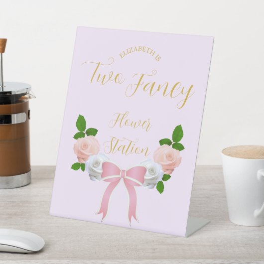 ツーボーファンシーフローラ誕生日 台座サイン (インサイチュ)