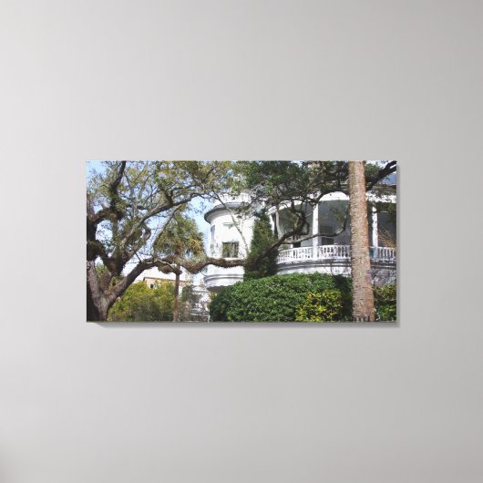 ツーミーティング通りイン、チャールストン、サウスカロライナ キャンバスプリント (正面)