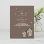 ツーメイソンジャース&ホタルブライダルシャワー 招待状 (スタンド正面)