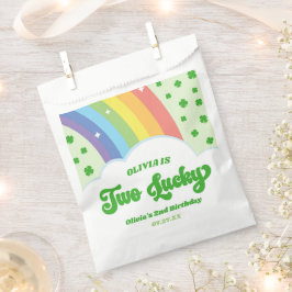 ツーラッキーチャームレインボー2nd誕生日パーティー フェイバーバッグ