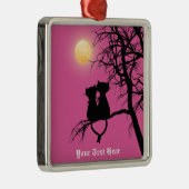 ツーラバーズキャットプレミアムスクエアオーナメント メタルオーナメント (右)