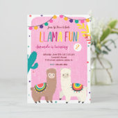 ツーラマス誕生日招待状 招待状 (スタンド正面)