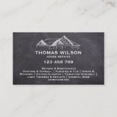 ツーランゲージ建築ハンディマンカーペンター 名刺 (正面)