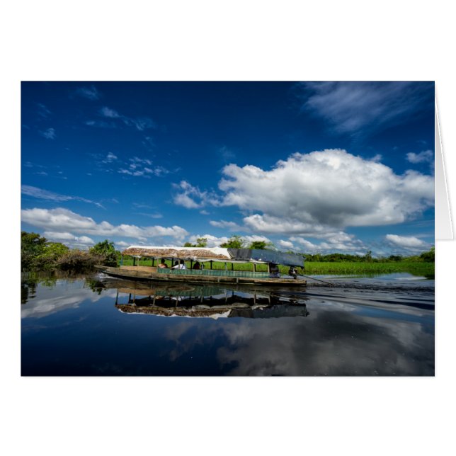 ツーリストボートの反射 (正面横)