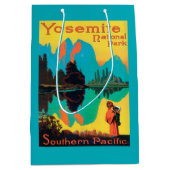 ツーリストポスター-ヨセミテ国立公園、カリフォルニア ミディアムペーパーバッグ (正面)