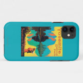 ツーリストポスター-ヨセミテ国立公園、カリフォルニア Case-Mate iPhoneケース (裏面(横))