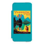 ツーリストポスター-ヨセミテ国立公園、カリフォルニア INCIPIO iPhoneウォレットケース (フォリオ 正面)