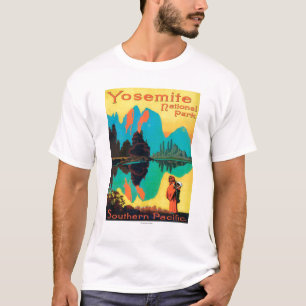 ツーリストポスター-ヨセミテ国立公園、カリフォルニア Tシャツ