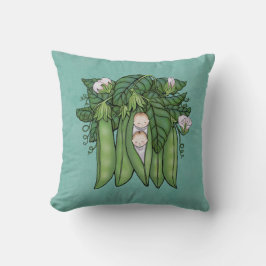 ツーリトルスイートピースツインズマルチプル装飾用クッション クッション