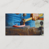 ツーリフェイクドレザーウェスタンスタイルIVビズカード 名刺 (裏面)