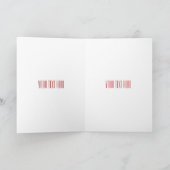 ツーリングオートバイカートゥーンイラストレーション カード (内部)