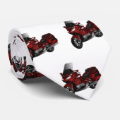 ツーリングオートバイカートゥーンイラストレーション ネクタイ (ロール)